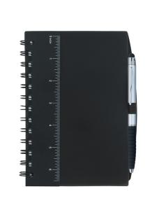 5" x 7" Ruler Notebook with Flags and Stylus Pen